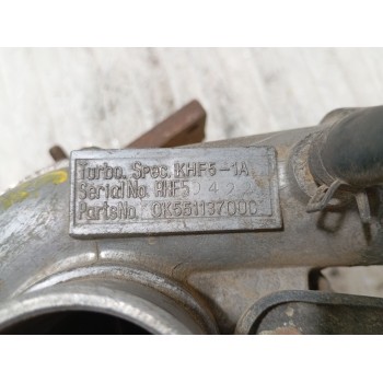 Recambio de turbocompresor para kia carnival i (up, fl) 2.9 tdi referencia OEM IAM OK55113700C KHF5-1A 