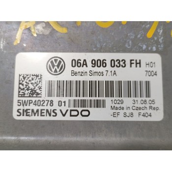Recambio de centralita motor uce para seat altea (5p1) 1.6 referencia OEM IAM 5WP4027801 06A906033FH 