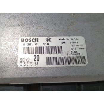 Recambio de centralita motor uce para citroën xsara picasso (n68) 2.0 hdi referencia OEM IAM 0281011518 9658373180 