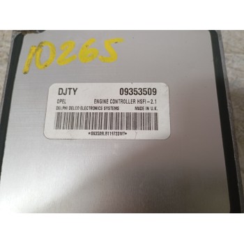 Recambio de centralita motor uce para opel astra g sedán (t98) 1.6 (f69) referencia OEM IAM 09353509  