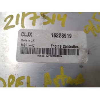 Recambio de centralita motor uce para opel astra g sedán (t98) 1.2 16v (f69) referencia OEM IAM 16228919  