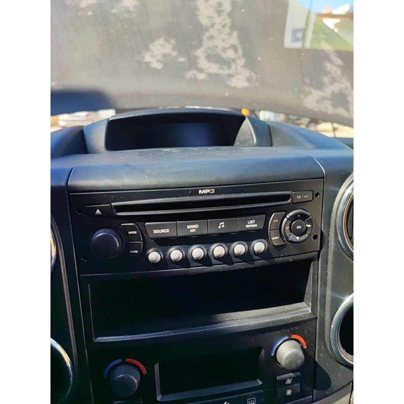 Recambio de sistema audio / radio cd para peugeot partner furgoneta/monovolumen 1.6 hdi / bluehdi 75 referencia OEM IAM   