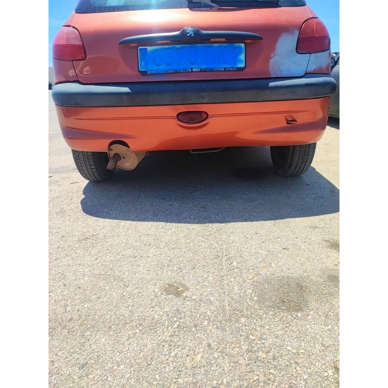 Recambio de paragolpes trasero para peugeot 206 hatchback (2a/c) 1.9 d referencia OEM IAM   