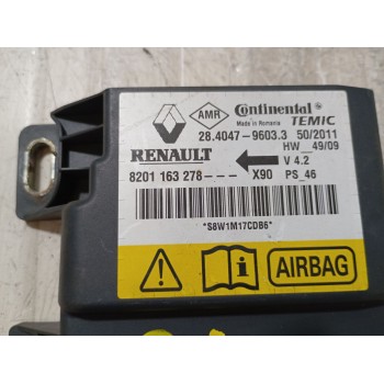 Recambio de centralita airbag para dacia sandero (bs_) 1.6 mpi 85 (bs03) referencia OEM IAM 8201163278  