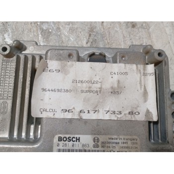 Recambio de centralita motor uce para citroën c4 i (lc_) 1.6 hdi referencia OEM IAM 9661773380 0281011863 