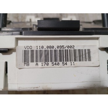 Recambio de cuadro instrumentos para mercedes-benz slk (r170) 200 kompressor (170.445) referencia OEM IAM A1705405411 1100800950