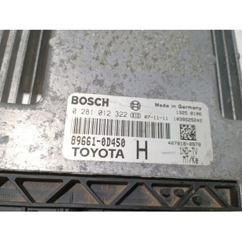 Recambio de centralita motor uce para toyota yaris (_p9_) 1.4 d-4d (nlp90_) referencia OEM IAM 0281012322  