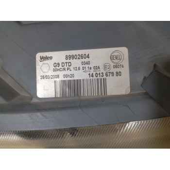 Recambio de faro derecho para citroën jumpy ii furgoneta 2.0 hdi 120 referencia OEM IAM   