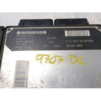 Recambio de centralita motor uce para fiat doblo monospace (119_, 223_) 1.9 d (223axb1a) referencia OEM IAM 55181595  