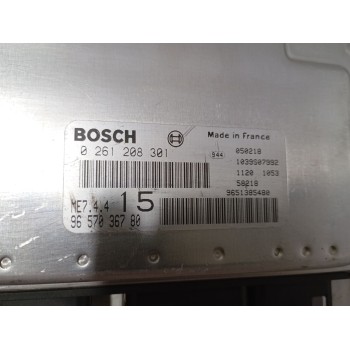 Recambio de centralita motor uce para peugeot 307 cc (3b) 1.6 16v referencia OEM IAM 0261208301  