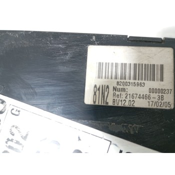 Recambio de centralita motor uce para renault espace iv (jk0/1_) 2.2 dci (jk07) referencia OEM IAM 8200315963  