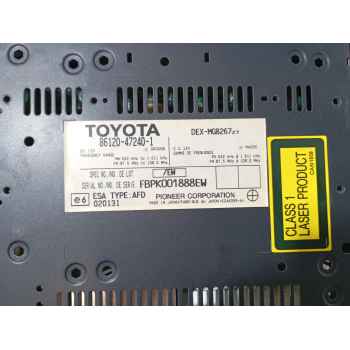 Recambio de sistema audio / radio cd para toyota prius liftback (_w2_) 1.5 hybrid (nhw20_) referencia OEM IAM 86120472401  