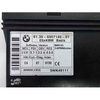 Recambio de modulo confort para bmw 5 (e60) 530 d referencia OEM IAM 6135695714001  