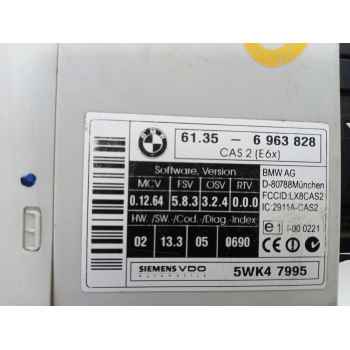 Recambio de modulo confort para bmw 5 (e60) 525 d referencia OEM IAM 61356963828 5WK47995 