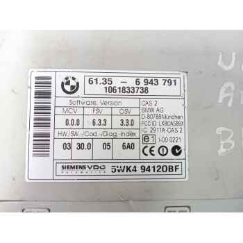 Recambio de centralita check control para bmw 3 (e90) 330 xd referencia OEM IAM 61356943791 5WK49412OBF 