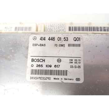 Recambio de centralita abs para mercedes-benz vaneo (414) 1.7 cdi (414.700) referencia OEM IAM 4144460153 0265109617 