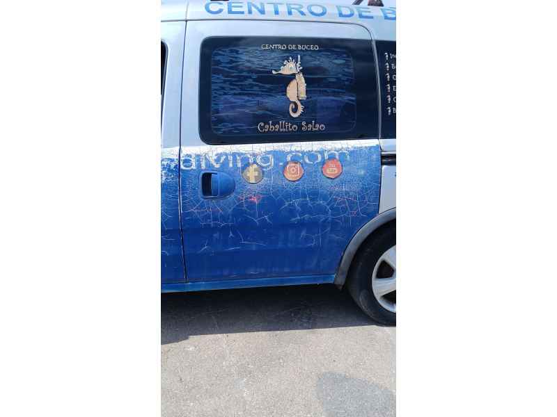 Recambio de puerta trasera izquierda para opel combo furgón/monospace 1.7 dti 16v referencia OEM IAM   