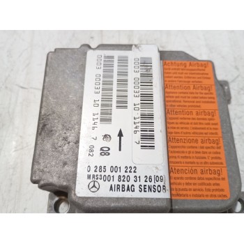 Recambio de centralita airbag para mercedes-benz clase a (w168) a 140 (168.031, 168.131) referencia OEM IAM 0285001222  