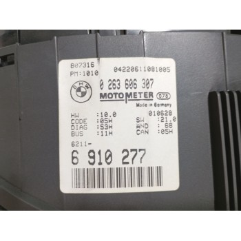 Recambio de cuadro instrumentos para bmw 3 (e46) 320 d referencia OEM IAM 0263606307  