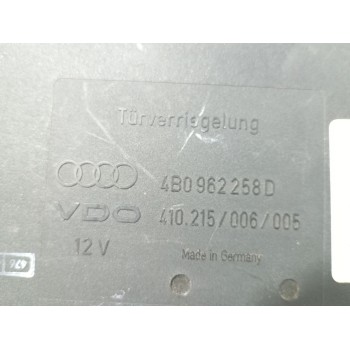 Recambio de centralita cierre para audi a6 c5 (4b2, 4b4) 2.5 tdi referencia OEM IAM 4B0962258D  