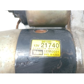 Recambio de motor arranque para kia joice (mte1p) 2.0 referencia OEM IAM 1EM0051  
