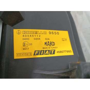 Recambio de faro derecho para fiat doblo monospace (119_, 223_) 1.2 (223axa1a) referencia OEM IAM 468077660  
