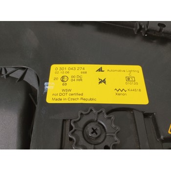 Recambio de faro derecho para bmw 7 (e38) 750 i, il referencia OEM IAM 0301043274  