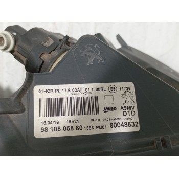 Recambio de faro derecho para peugeot 208 i (ca_, cc_) 1.2 gpl referencia OEM IAM 9810805880 90048532 