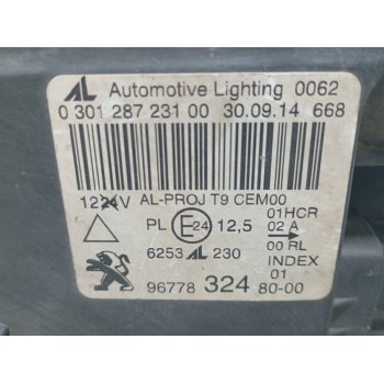 Recambio de faro izquierdo para peugeot 308 sw ii (lc_, lj_, lr_, lx_, l4_) 1.6 hdi / bluehdi 115 (lcbhxm, lcbhxt) referencia OE