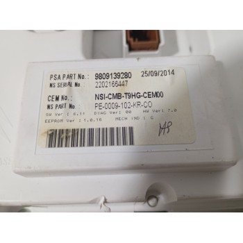 Recambio de cuadro instrumentos para peugeot 308 sw ii (lc_, lj_, lr_, lx_, l4_) 1.6 hdi / bluehdi 115 (lcbhxm, lcbhxt) referenc