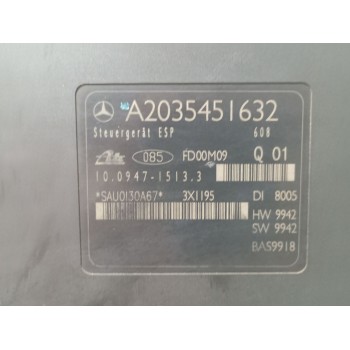 Recambio de abs para mercedes-benz clase c (w203) c 270 cdi (203.016) referencia OEM IAM A0044310512Q01 A2035451632 10020402904
