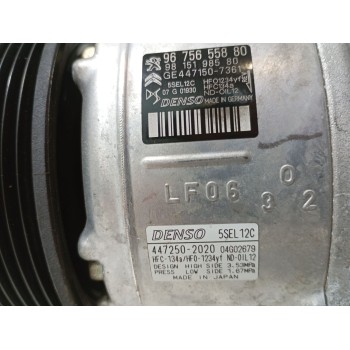 Recambio de compresor a/a para peugeot 5008 ii (mc_, mj_, mr_, m4_) 1.5 bluehdi 130 (mcyhzj, mcyhzr, mcyhzx) referencia OEM IAM 