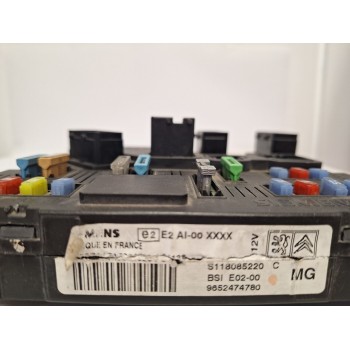Recambio de caja reles / fusibles para peugeot 206 hatchback (2a/c) 1.4 hdi referencia OEM IAM 9652474780  