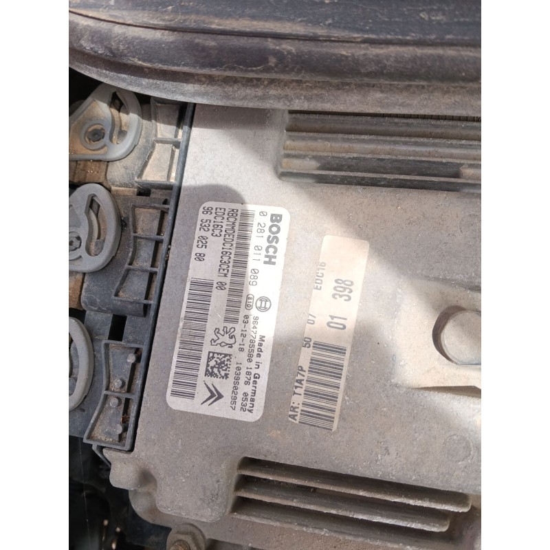 Recambio de centralita motor uce para peugeot 206 hatchback (2a/c) 1.4 hdi eco 70 referencia OEM IAM   