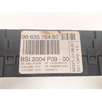 Recambio de caja reles / fusibles para citroën c4 i sedán 1.6 hdi referencia OEM IAM 9663576480  