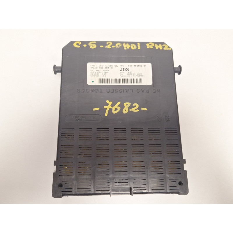 Recambio de caja reles / fusibles para citroën c5 i (dc_) 2.0 hdi referencia OEM IAM 9651196880  