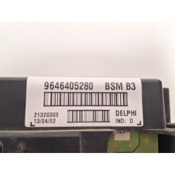 Recambio de caja reles / fusibles para peugeot 307 (3a/c) 1.6 16v referencia OEM IAM 9646405280  