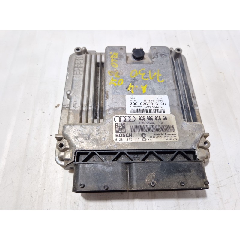 Recambio de centralita motor uce para audi a4 b7 avant (8ed) 2.0 tdi referencia OEM IAM 03G906016GN  