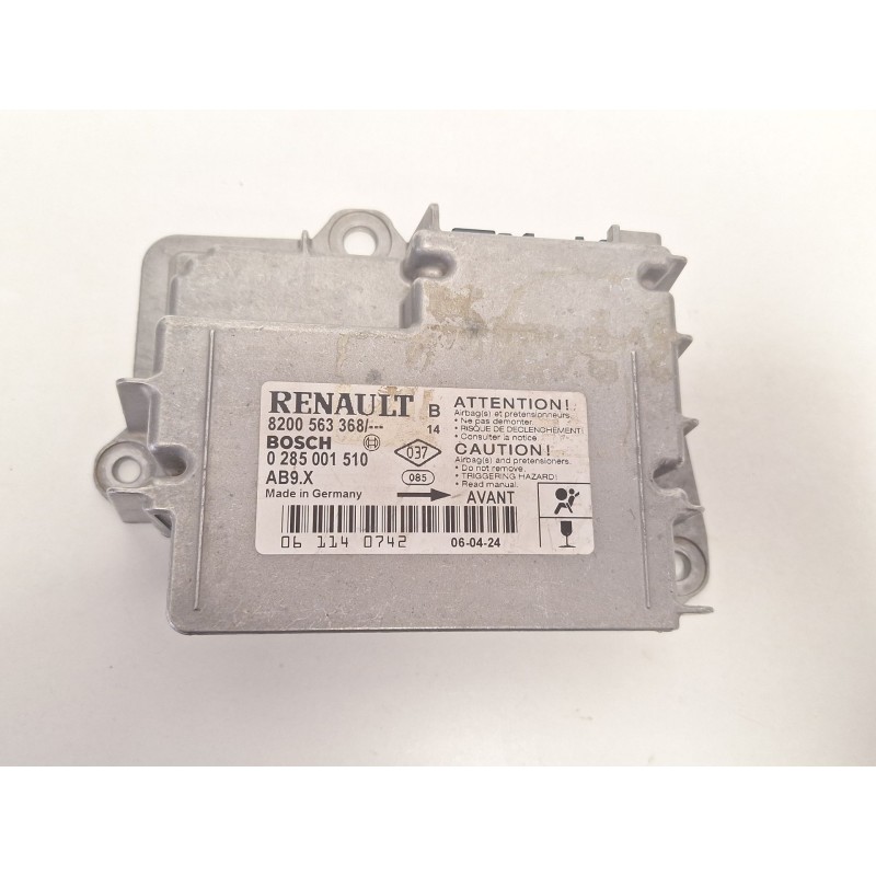 Recambio de centralita airbag para renault clio iii (br0/1, cr0/1) 1.5 dci referencia OEM IAM 8200563368  