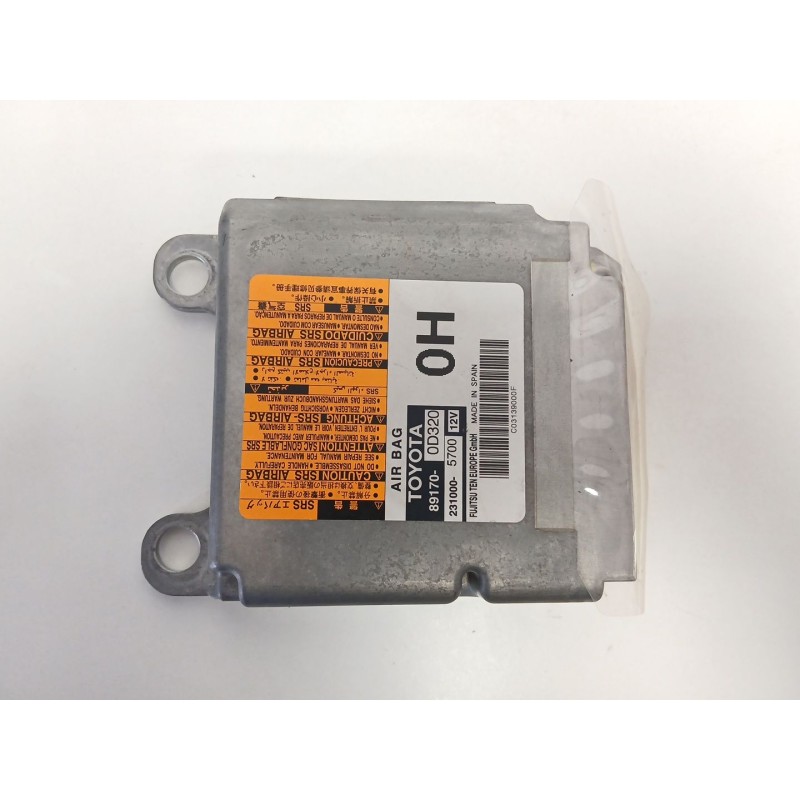 Recambio de centralita airbag para toyota yaris (_p1_) 1.4 d-4d (nlp10_) referencia OEM IAM 891700D320  
