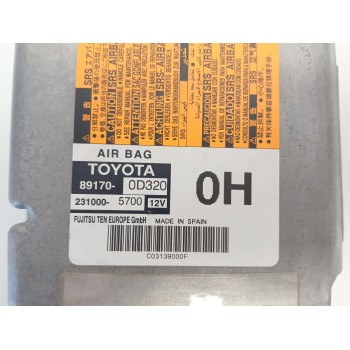 Recambio de centralita airbag para toyota yaris (_p1_) 1.4 d-4d (nlp10_) referencia OEM IAM 891700D320  