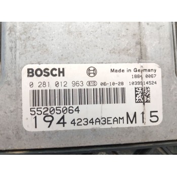 Recambio de centralita motor uce para fiat croma (194_) 1.9 d multijet (194axb1b) referencia OEM IAM 0281012963  