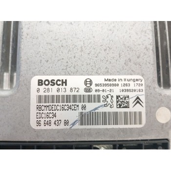 Recambio de centralita motor uce para peugeot 308 sw i (4e_, 4h_) 1.6 16v referencia OEM IAM 0281013872  