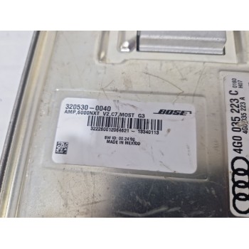 Recambio de sistema audio / radio cd para audi a6 c7 avant (4g5, 4gd) 3.0 tdi referencia OEM IAM 4G0035223C  