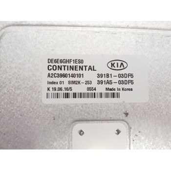 Recambio de centralita motor uce para kia niro (de) 1.6 gdi hybrid referencia OEM IAM A2C3960140101  