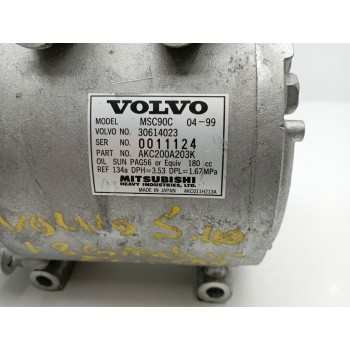 Recambio de compresor a/a para volvo s40 i (644) 1.8 referencia OEM IAM 30614023 AKC200A203K 