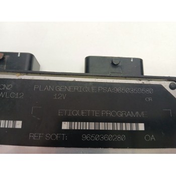 Recambio de centralita motor uce para peugeot partner caja/chasis (5_, g_) 1.6 referencia OEM IAM 9650360280  