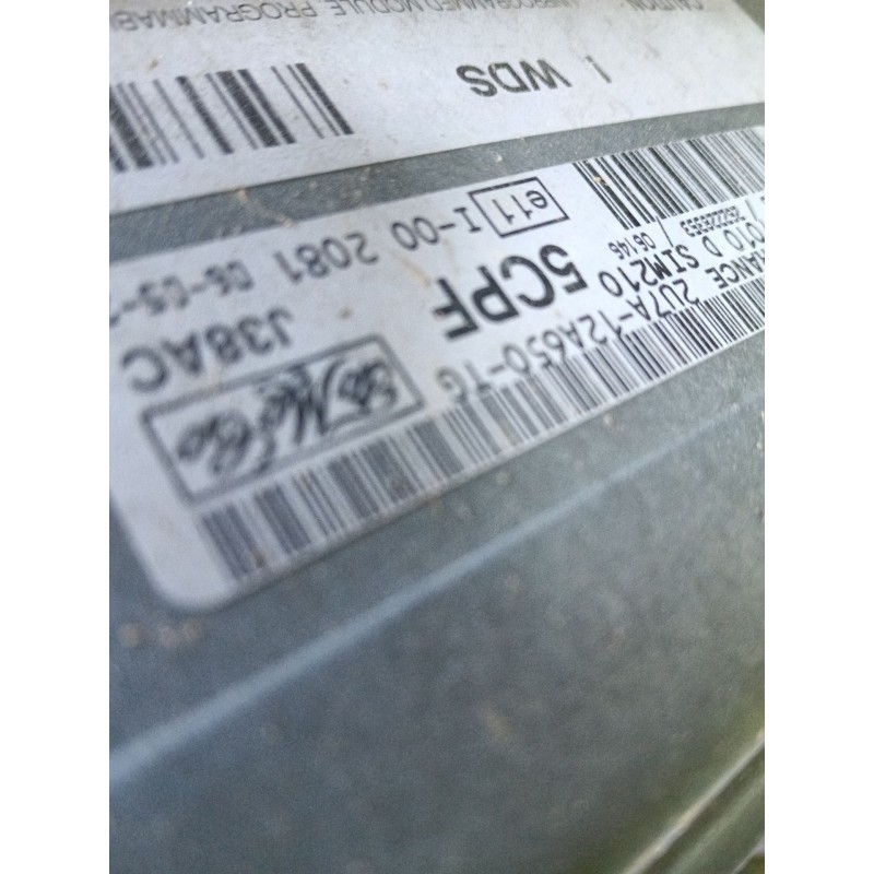 Recambio de centralita motor uce para ford fiesta v (jh_, jd_) 1.4 16v referencia OEM IAM   