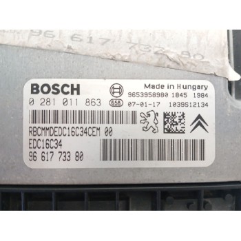 Recambio de centralita motor uce para citroën c4 i (lc_) 2.0 16v referencia OEM IAM 0281011863  