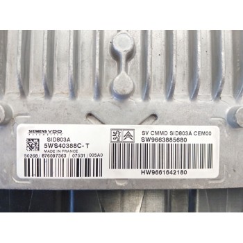 Recambio de centralita motor uce para citroën c5 ii (rc_) 1.6 hdi (rc8hzb) referencia OEM IAM 5WS40388CT  